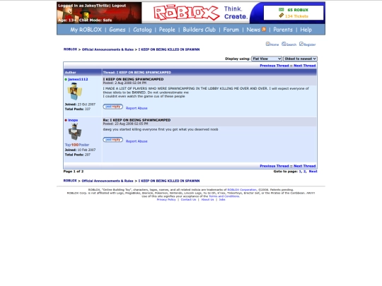 Thread1 screenshot