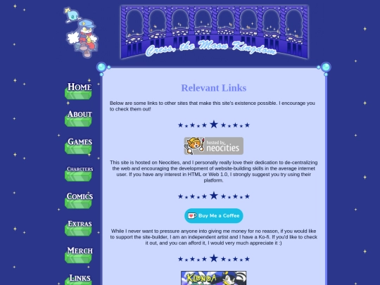 links screenshot