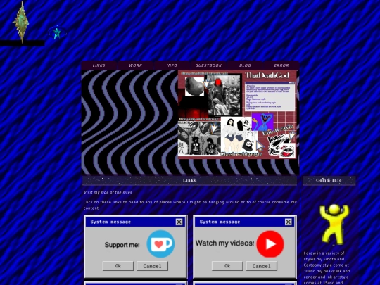 Links screenshot
