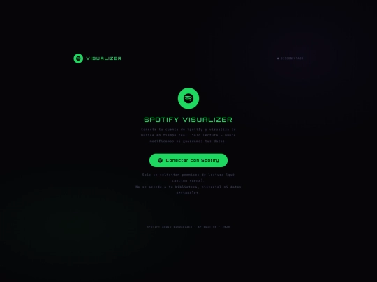 spotify-visualizer screenshot