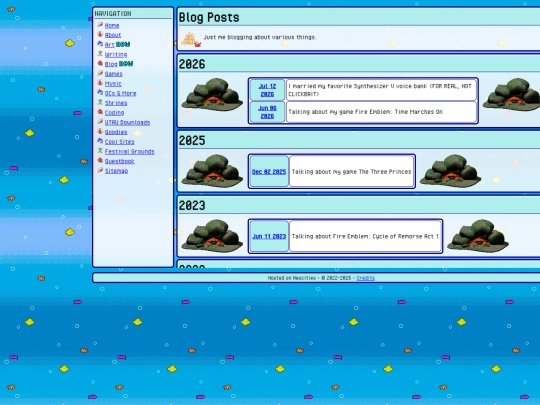 blog screenshot