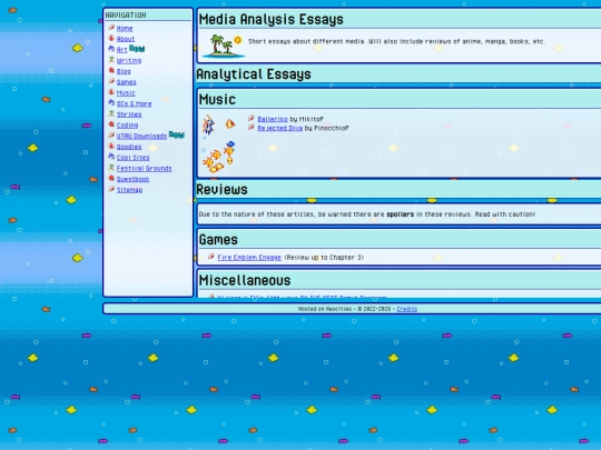 writing/essays screenshot