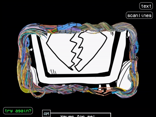screaming/TEST_BADEND screenshot