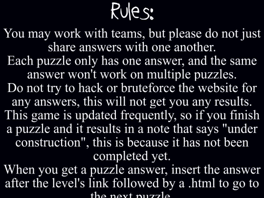 rules screenshot