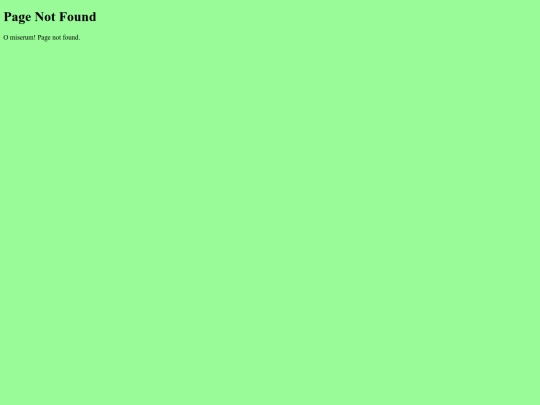 not_found screenshot