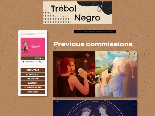 Commissions screenshot