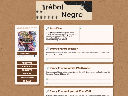 Projects screenshot