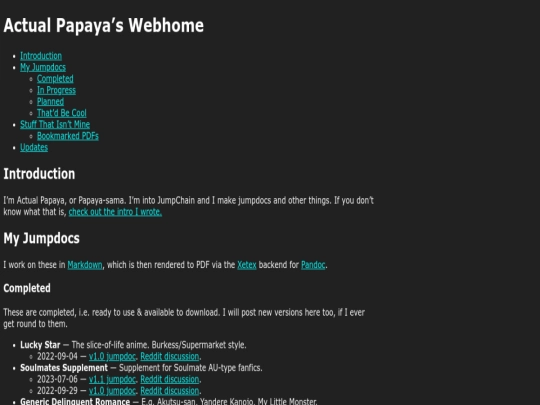 index screenshot