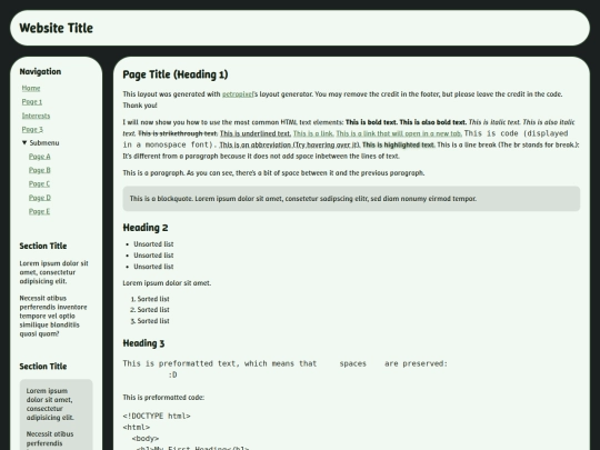 index screenshot