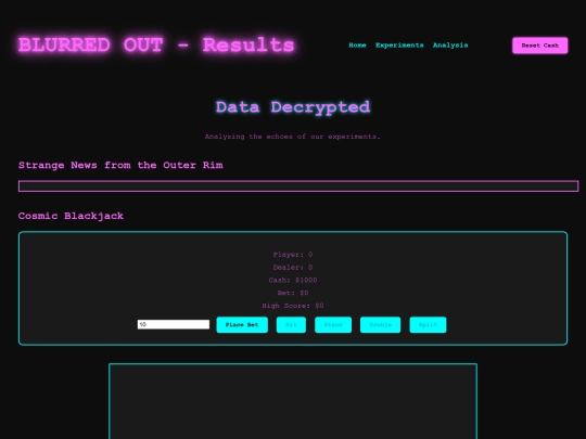 results screenshot