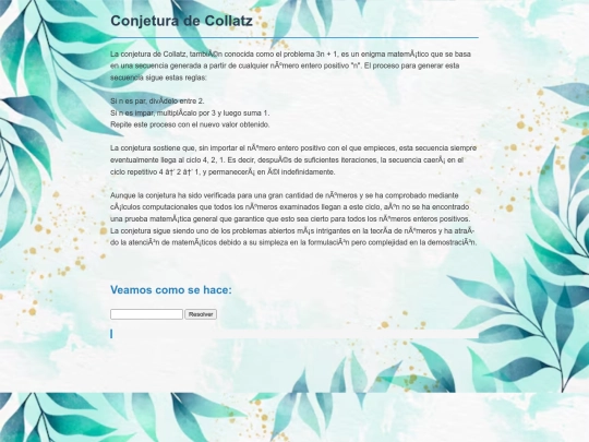 collatz screenshot