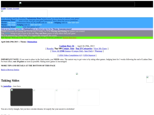 LDPages/LD26 screenshot