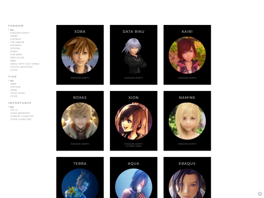 favorites screenshot