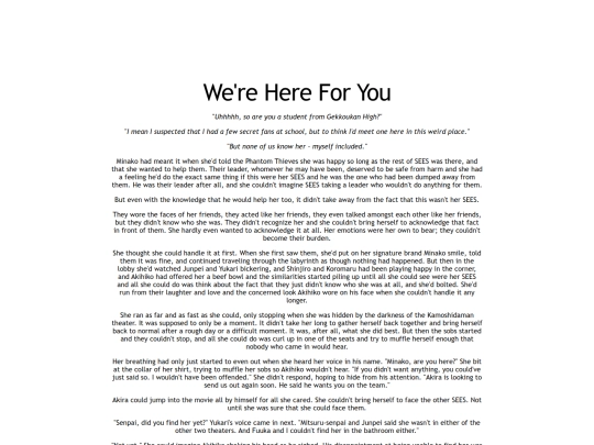 werehereforyou screenshot