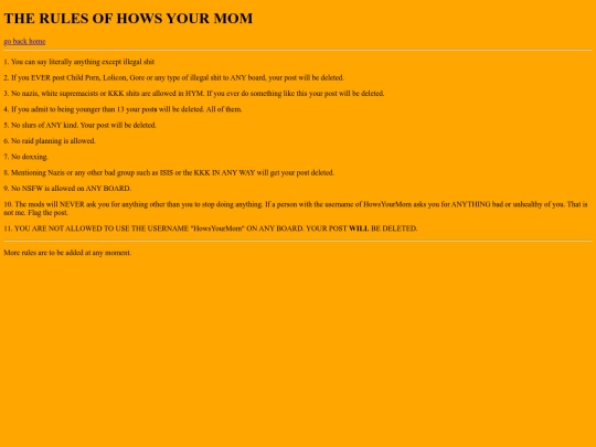 rules screenshot