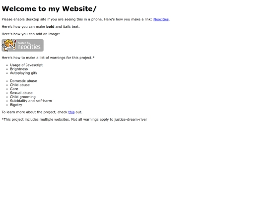 index screenshot