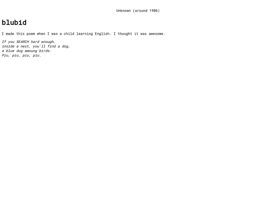 journalentries/entries/blubir screenshot