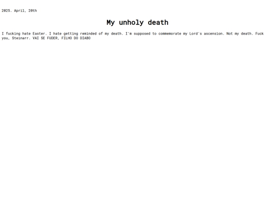 journalentries/entries/easters screenshot
