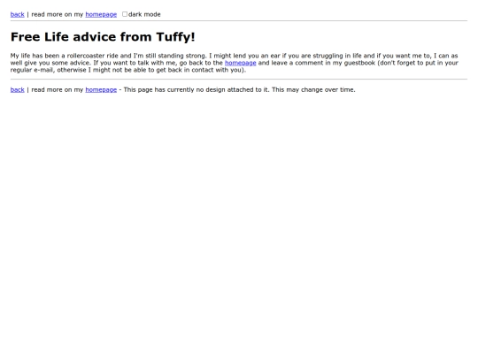 help/free-life-advice screenshot