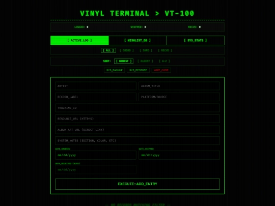 index screenshot