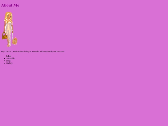 aboutme screenshot