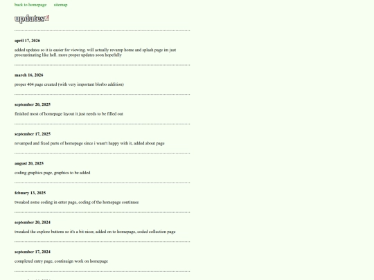 updates screenshot