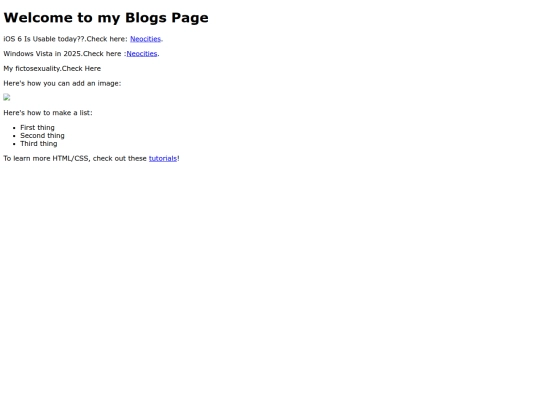 Myblogs screenshot