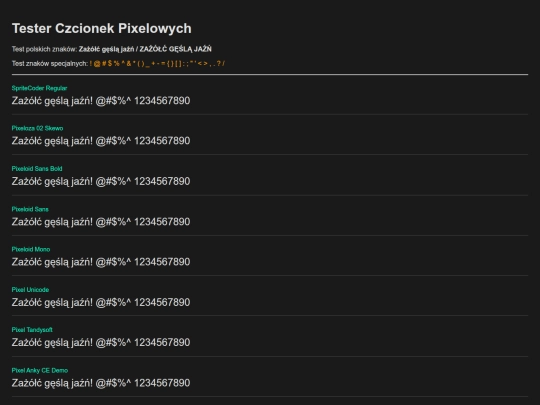 fonty screenshot
