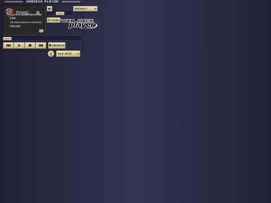 webdeck-player screenshot