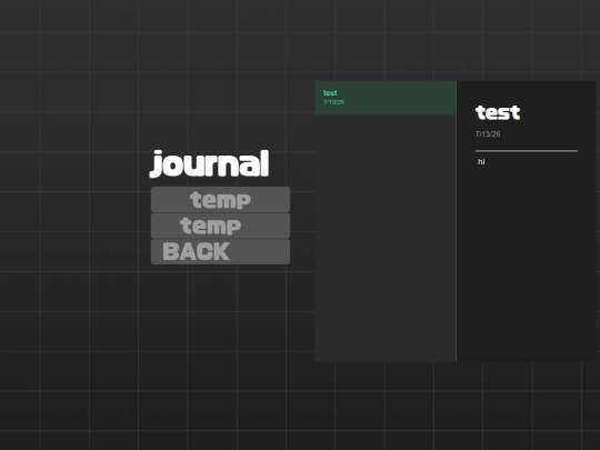 journal screenshot