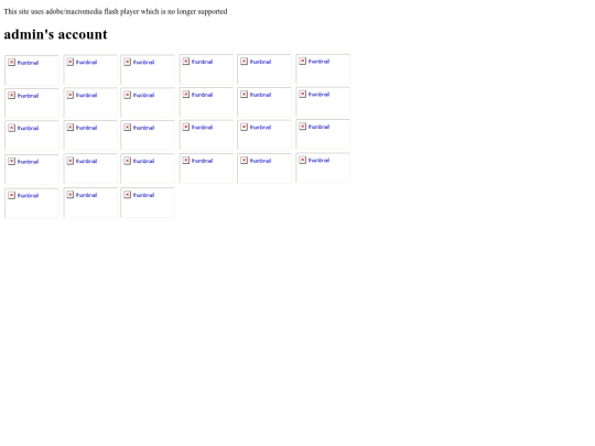 admin screenshot