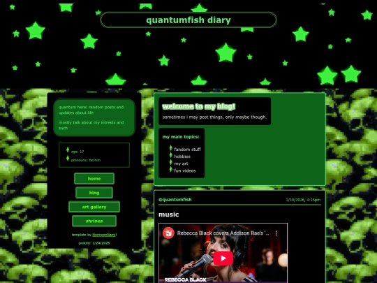 blog screenshot