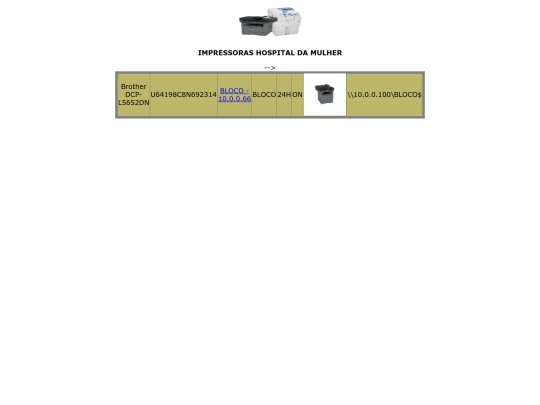 impressoras screenshot