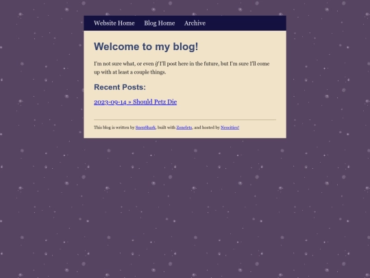 blog screenshot