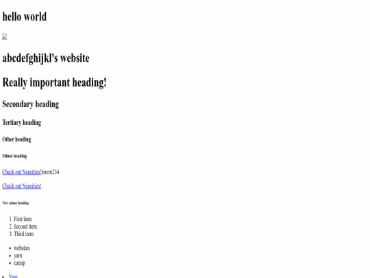index screenshot