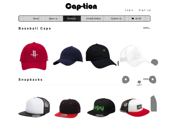 products screenshot