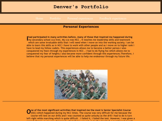personalexperiences screenshot