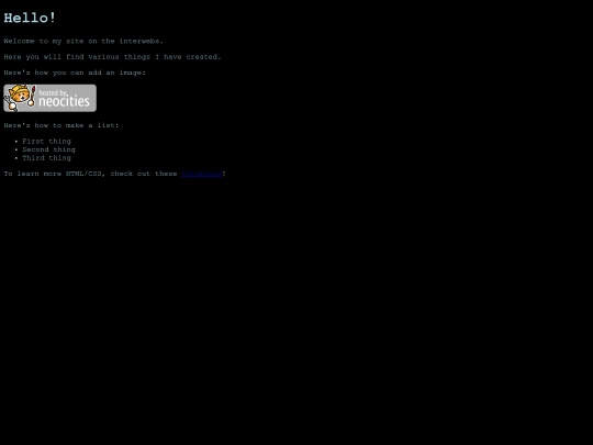index screenshot