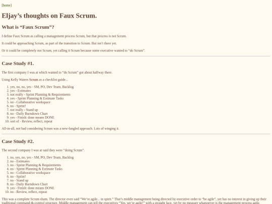 FauxScrum screenshot