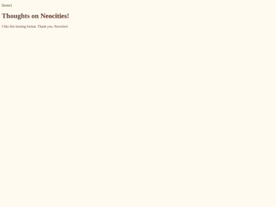 Neocities screenshot