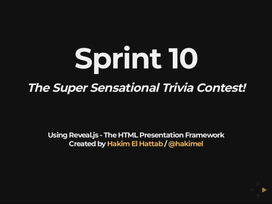 Trivia-Sprint10 screenshot