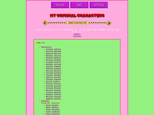 characters screenshot