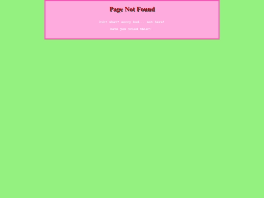 not_found screenshot