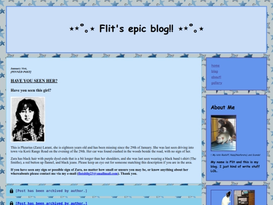 blog screenshot