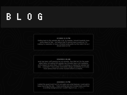 blog screenshot