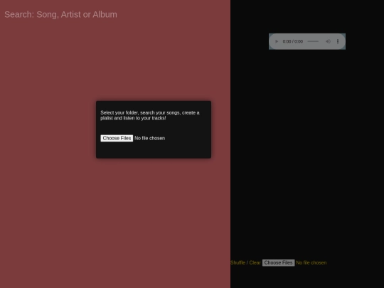 mp3/player screenshot