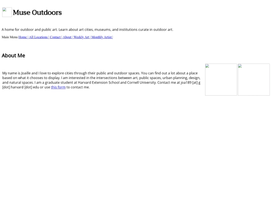 muse_outdoors/about screenshot