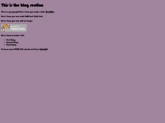 blog screenshot