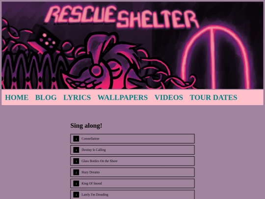 lyrics screenshot