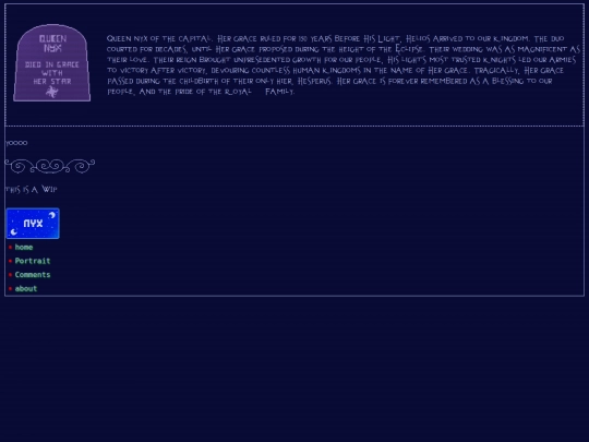Nyx screenshot